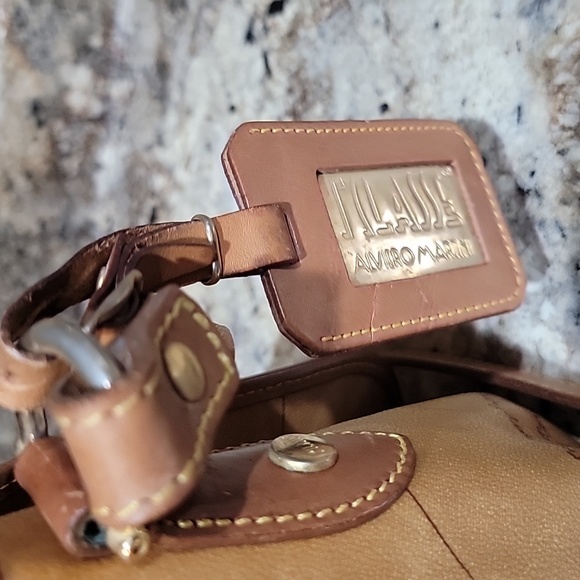 🌵Alviero Martini  EUC Classe Geo Print Crossbody/Shoulder Map Bag - Picture 7 of 14